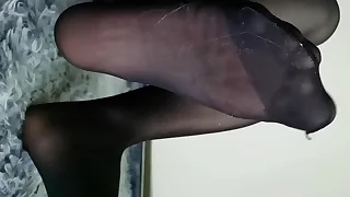 ASMR 想要大鸡巴射满我的黑丝骚脚 Chinese ASMR